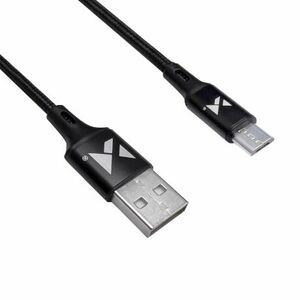 MG kábel USB / USB-C 2.4A 2m, čierny (WUC-C2B) vyobraziť