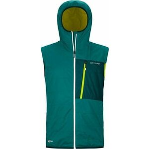 Ortovox Swisswool Piz Duan Vest M Pacific Green S Outdoorová vesta vyobraziť