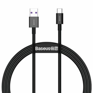 Baseus Superior kábel USB / USB-C 66W 6A 1m, čierny (CATYS-01) vyobraziť