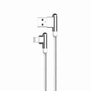 KAKU Elbow kábel USB / Lightning 3.2A 1.2m, biely (KSC-125) vyobraziť