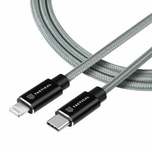 Tactical Fast Rope Aramid Cable USB-C/Lightning MFI 0.3m Grey vyobraziť