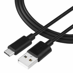 Tactical Smooth Thread Cable USB-A/USB-C 2m Black vyobraziť