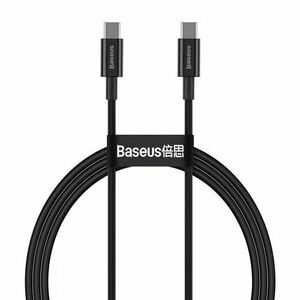 Baseus CATYS-B01 Superior Fast Charging Datový Kabel USB-C - USB-C 100W 1m Black vyobraziť