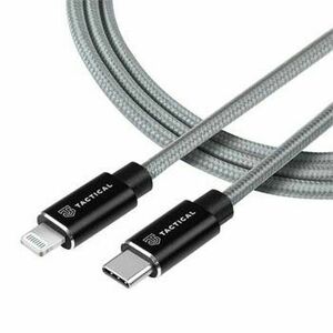 Tactical Fast Rope Aramid Cable USB-C/Lightning MFi 1m - šedý vyobraziť