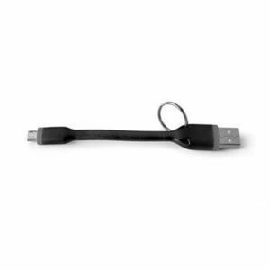 Prívesok na kľúče CELLY USB kábel s MicroUSB konektorom 12cm Čierny vyobraziť