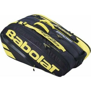 Babolat Pure Aero RH X 12 Black/Yellow Tenisová taška vyobraziť