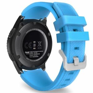 BStrap Silicone Sport remienok na Huawei Watch 3 / 3 Pro, light blue (SSG006C1111) vyobraziť