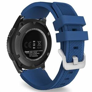 BStrap Silicone Sport remienok na Huawei Watch 3 / 3 Pro, dark blue (SSG006C0611) vyobraziť