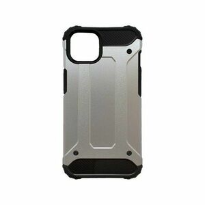 mobilNET plastové puzdro iPhone 13 Mini, strieborné, Military vyobraziť