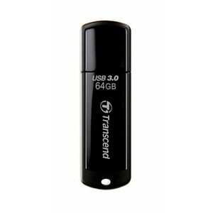 TRANSCEND Flash Disk 64GB JetFlash®700, USB 3.0 (R: 80/W: 25 MB/s) čierna vyobraziť