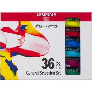 Amsterdam General Selection Sada akrylových farieb 36 x 20 ml vyobraziť