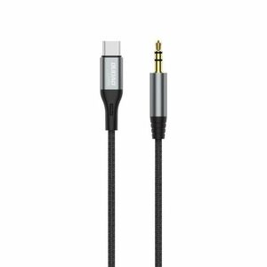 Dudao L11ProT audio kábel USB-C / 3.5mm mini jack, sivý (L11PROT) vyobraziť