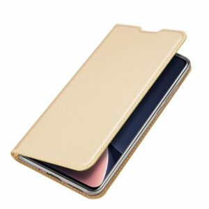 Dux Ducis Skin Pro knižkové kožené puzdro na Xiaomi 12 Pro, zlaté vyobraziť
