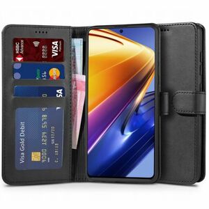 Tech-Protect Wallet knižkové puzdro na Xiaomi Poco F4 5G, čierne vyobraziť