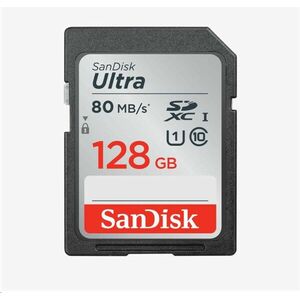 SanDisk SDXC karta 128GB Ultra (100MB/s Class 10 UHS-I) vyobraziť