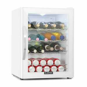 Klarstein Beersafe XL Quartz, chladnička, energet. trieda D, 60 l, LED, 2 kovové police, sklenené dvierka, biela vyobraziť