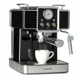 Klarstein Gusto Classico, espresso kávovar, 1350W, 20 bar, 1, 5l, nerez vyobraziť