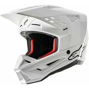 Alpinestars S-M5 Solid Helmet White Glossy L Prilba vyobraziť