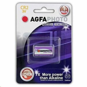 AgfaPhoto lítiová foto batéria CR2, blister 1ks vyobraziť