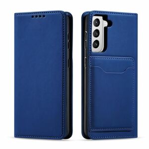 MG Magnet Card knižkové kožené puzdro na Samsung Galaxy S22 Plus, modré vyobraziť