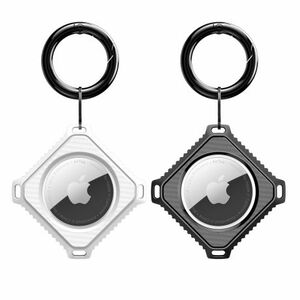 Dux Ducis Key Ring 2x kryt na Apple AirTag, biely/čierny vyobraziť