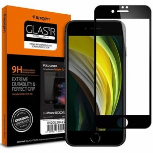 Spigen Full Cover ochranné sklo na iPhone 7/8/SE 2020, čierne (AGL01314) vyobraziť