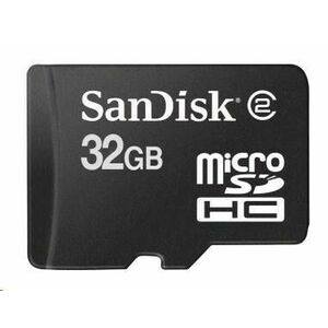 SanDisk MicroSDHC karta 32GB (Class 4) vyobraziť