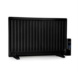 OneConcept Wallander, olejový radiátor, 800 W, termostat, olejové vyhrievanie, ultra plochý dizajn, čierny vyobraziť