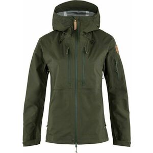 Fjällräven Keb Eco-Shell Jacket W Deep Forest XS Outdoorová bunda vyobraziť
