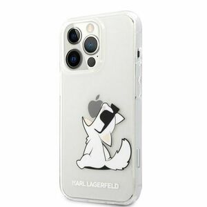 Puzdro Karl Lagerfeld KLHCP13XCFNRC PC/TPU Choupette Eat iPhone 13 Pro Max - - transparentnéné vyobraziť