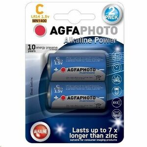 AgfaPhoto Power lkalická batéria LR14/C, blister 2ks vyobraziť