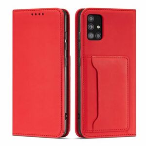 MG Magnet Card knižkové kožené puzdro na Samsung Galaxy A52 5G, červené vyobraziť