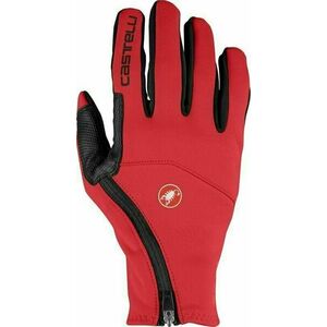 Castelli Mortirolo Glove Red M Cyklistické rukavice vyobraziť