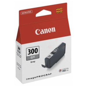 CANON PFI-300 GY - originálna cartridge, sivá, 14, 4ml vyobraziť