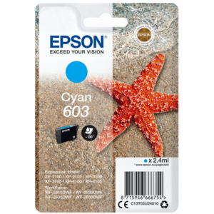 EPSON C13T03U24020 - originálna cartridge, azúrová, 2, 4ml vyobraziť