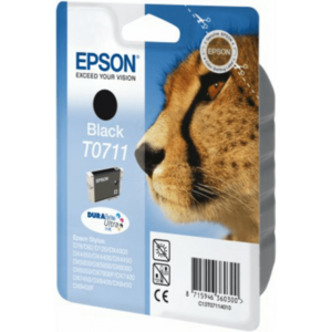 EPSON T0711 (C13T07114022) - originálna cartridge, čierna, 7, 4ml vyobraziť