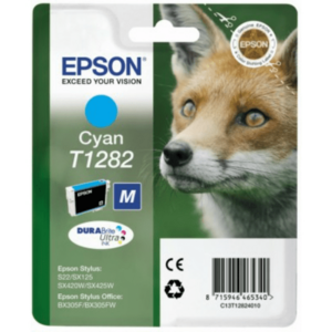 EPSON T1282 (C13T12824022) - originálna cartridge, azúrová, 3, 5ml vyobraziť
