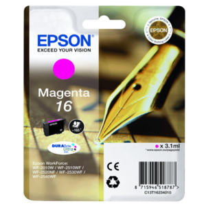 EPSON T1623 (C13T16234022) - originálna cartridge, purpurová, 3, 1ml vyobraziť