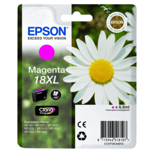 EPSON T1813 (C13T18134022) - originálna cartridge, purpurová, 6, 6ml vyobraziť