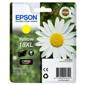 EPSON T1814 (C13T18144022) - originálna cartridge, žltá, 6, 6ml vyobraziť