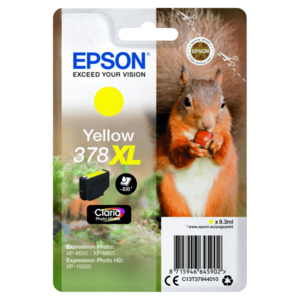 EPSON T3794 (C13T37944010) - originálna cartridge, žltá, 9, 3ml vyobraziť