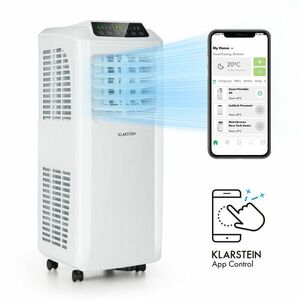 Klarstein Pure Blizzard Smart 9k, mobilná klimatizácia, 9000 BTU/2, 6 kW, energetická trieda A, diaľkový ovládač vyobraziť