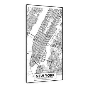 Klarstein Wonderwall Air Art Smart, infračervený ohrievač, 60 x 120 cm, 700 W, mapa mesta New York vyobraziť