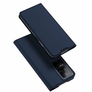 Dux Ducis Skin Pro knižkové kožené puzdro na Xiaomi Poco F4 5G, modré vyobraziť