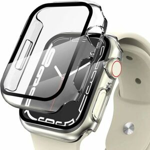 Tech-Protect Defense 360 puzdro s ochranným sklom na Apple Watch 7 45mm, priesvitné vyobraziť