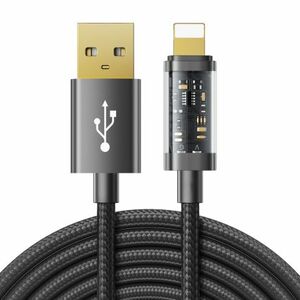 Joyroom Fast Charging kábel USB / Lightning 20W 2.4A 2m, čierny (S-UL012A20) vyobraziť
