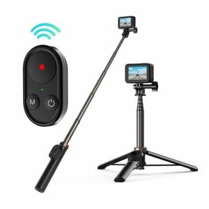 Telesin Vlog selfie tyč pre športové kamery + BT diaľkový ovládač, čierna (TE-RCSS-001) vyobraziť