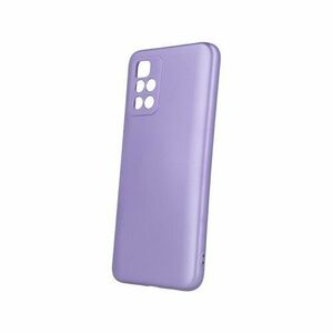 Puzdro Metallic TPU Xiaomi Redmi 10 - fialové vyobraziť
