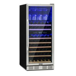 Klarstein Vinovilla 116D, veľkokapacitná chladnička na víno, 313l, 116 fliaš, ušľachtilá oceľ vyobraziť