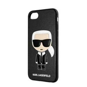 Puzdro Karl Lagerfeld iPhone 7/8/SE2020/SE 2022 KLHCI8IKPUBK imitácia kože - čierne vyobraziť